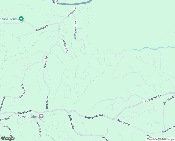 map of restaurants, bars, coffee shops, grocery stores, and more near Yardley Circle in Bella Vista