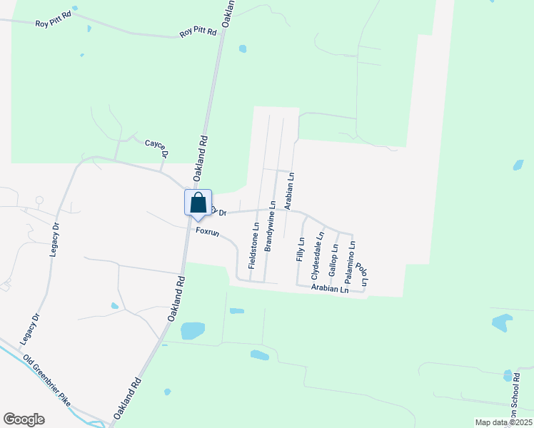 map of restaurants, bars, coffee shops, grocery stores, and more near 167 Fieldstone Lane in Springfield