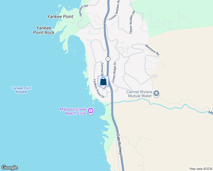 map of restaurants, bars, coffee shops, grocery stores, and more near 142 Carmel Riviera Drive in Carmel