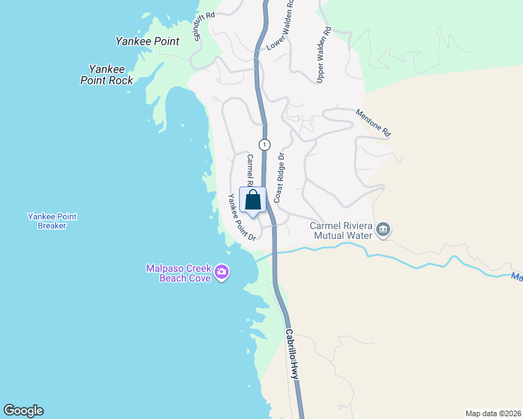 map of restaurants, bars, coffee shops, grocery stores, and more near 142 Carmel Riviera Drive in Carmel