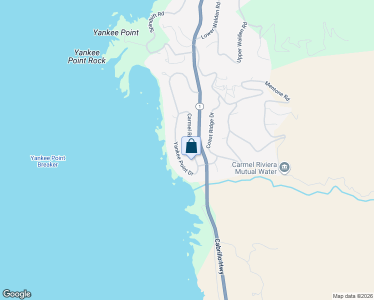 map of restaurants, bars, coffee shops, grocery stores, and more near 87 Yankee Point Drive in Carmel-by-the-Sea