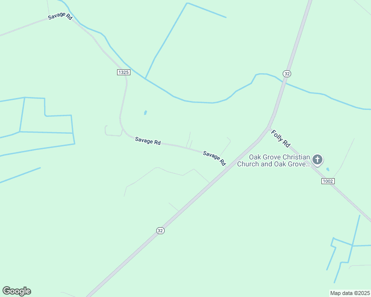map of restaurants, bars, coffee shops, grocery stores, and more near 53 Savage Road in Corapeake