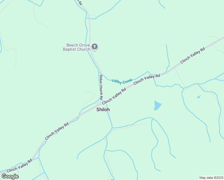 map of restaurants, bars, coffee shops, grocery stores, and more near 1010 Clinch Valley Road in Eidson