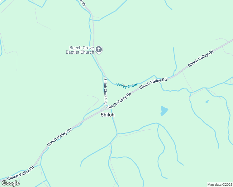 map of restaurants, bars, coffee shops, grocery stores, and more near 1010 Clinch Valley Road in Eidson