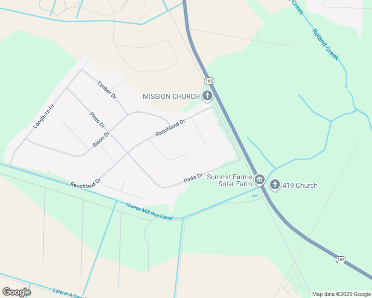 map of restaurants, bars, coffee shops, grocery stores, and more near 113 Spur Trail in Moyock