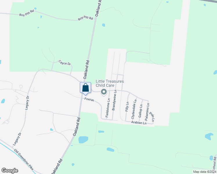 map of restaurants, bars, coffee shops, grocery stores, and more near 167 Fieldstone Lane in Springfield