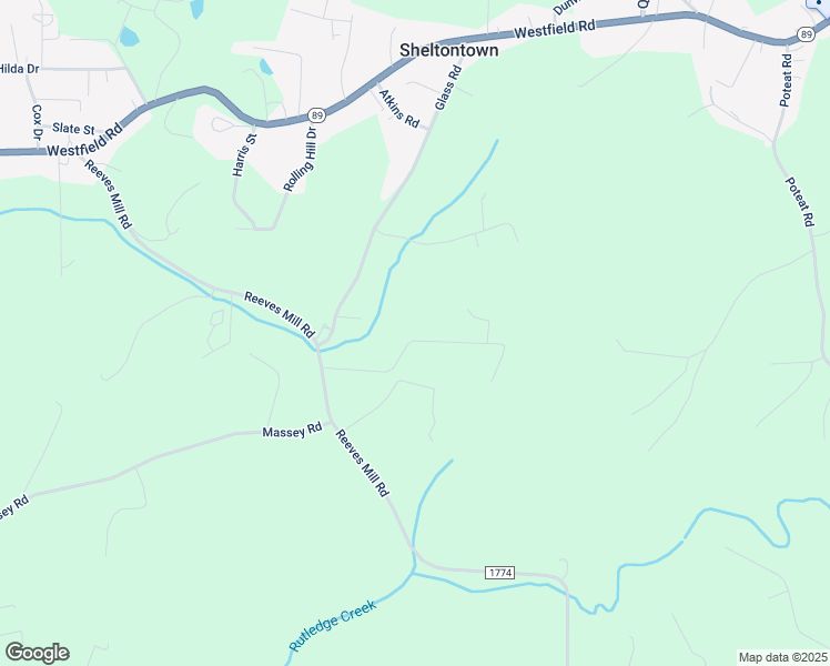 map of restaurants, bars, coffee shops, grocery stores, and more near 223 Shay Street in Mount Airy