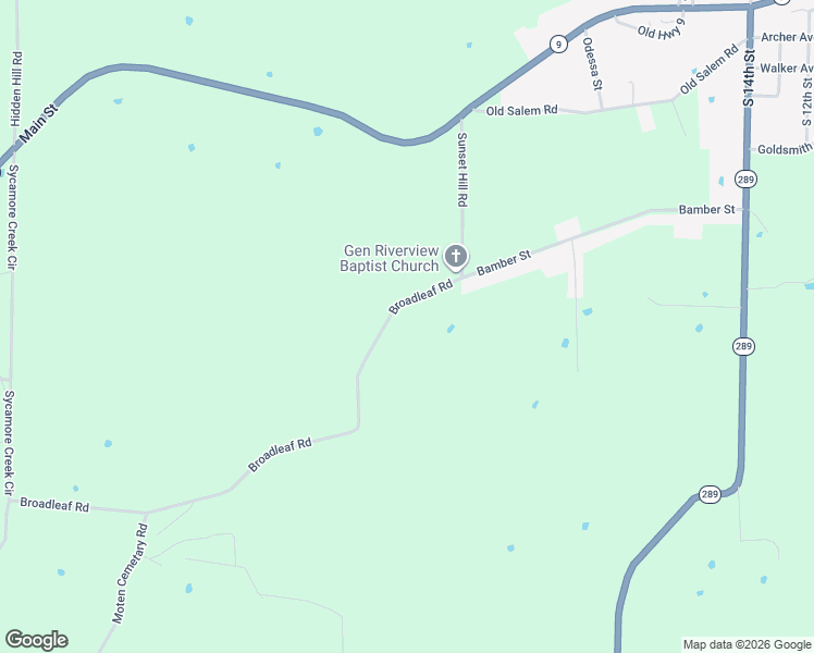 map of restaurants, bars, coffee shops, grocery stores, and more near 1145 Broadleaf Road in Mammoth Spring