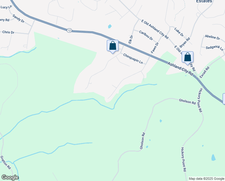 map of restaurants, bars, coffee shops, grocery stores, and more near 758 Cloud Drive in Clarksville