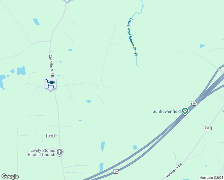 map of restaurants, bars, coffee shops, grocery stores, and more near 392 Jennings Blackwell Road in Pelham