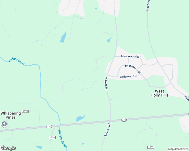 map of restaurants, bars, coffee shops, grocery stores, and more near 590 Roberts Road in Eden