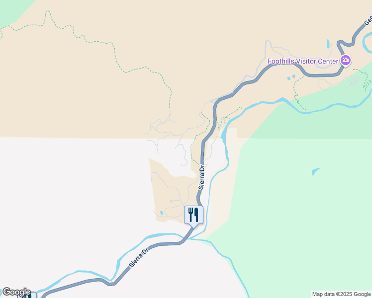 map of restaurants, bars, coffee shops, grocery stores, and more near 46685 Sycamore Drive in Three Rivers