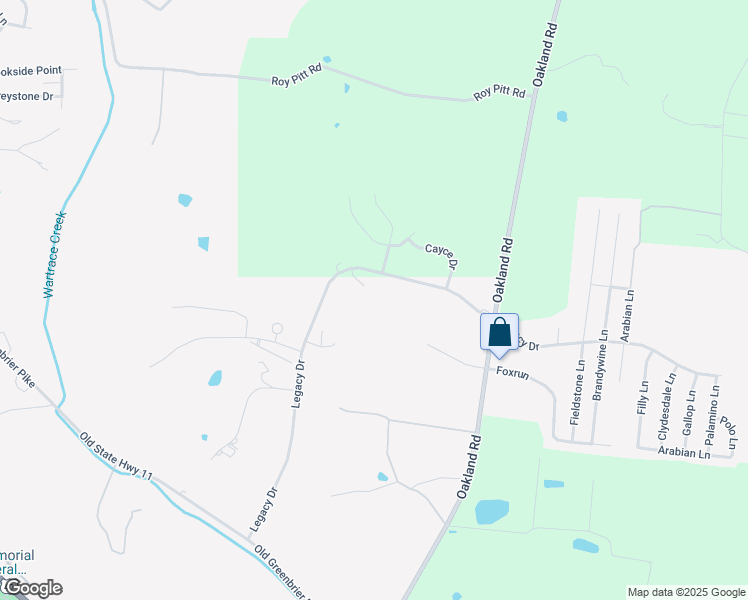 map of restaurants, bars, coffee shops, grocery stores, and more near 219 Sanctuary Court in Springfield