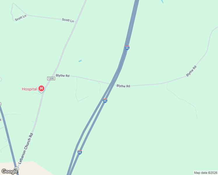 map of restaurants, bars, coffee shops, grocery stores, and more near Interstate 95 in Garysburg