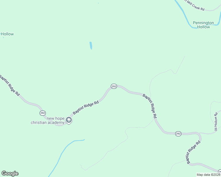 map of restaurants, bars, coffee shops, grocery stores, and more near 382 Baptist Ridge Road in Hilham