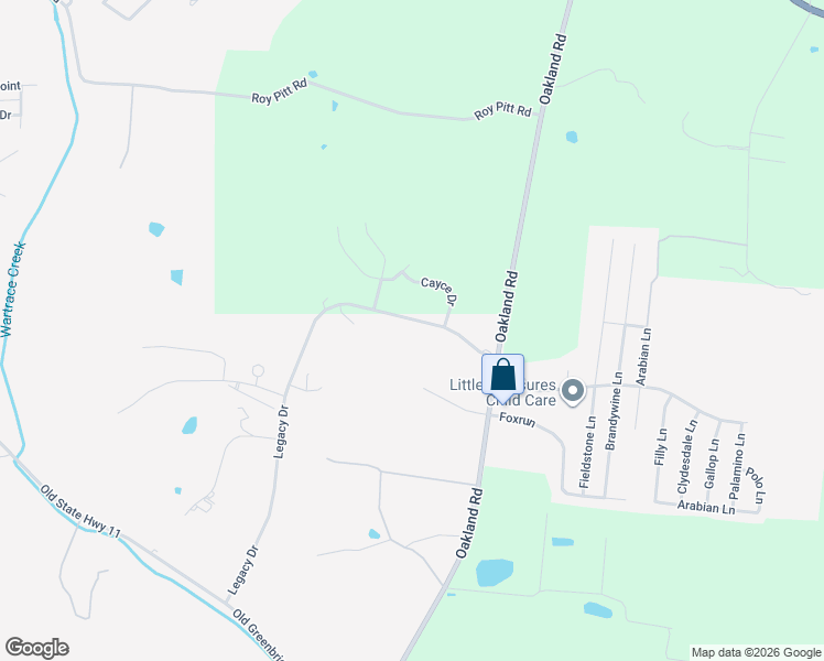 map of restaurants, bars, coffee shops, grocery stores, and more near 3623 Legacy Drive in Springfield