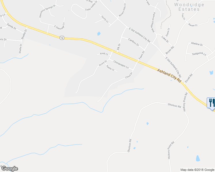 map of restaurants, bars, coffee shops, grocery stores, and more near 742 Cloud Drive in Clarksville