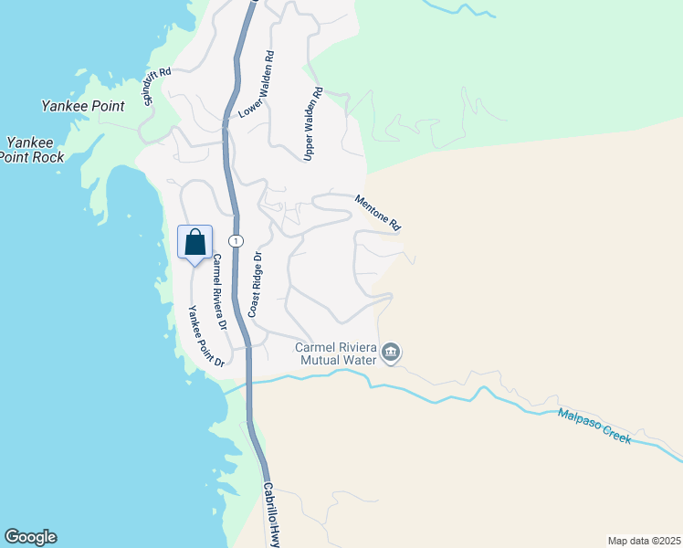 map of restaurants, bars, coffee shops, grocery stores, and more near 15 Mentone Road in Carmel