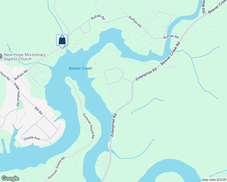 map of restaurants, bars, coffee shops, grocery stores, and more near 409 Ridge Point Ct in Piney Flats