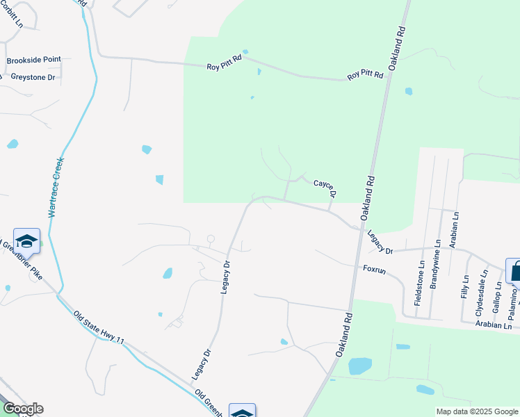 map of restaurants, bars, coffee shops, grocery stores, and more near 208 Sanctuary Court in Springfield