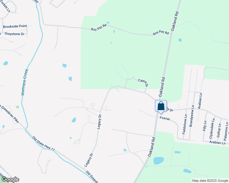 map of restaurants, bars, coffee shops, grocery stores, and more near 208 Sanctuary Court in Springfield