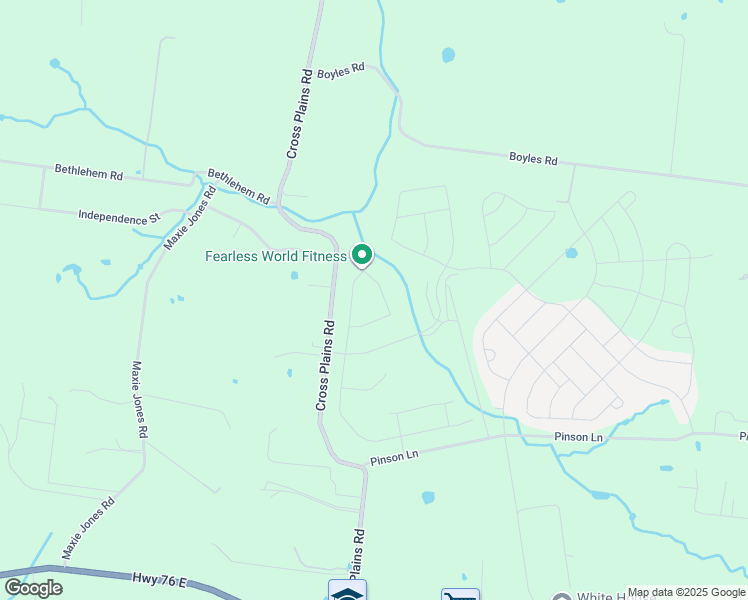 map of restaurants, bars, coffee shops, grocery stores, and more near 5840 Cross Plains Road in White House