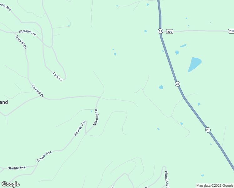 map of restaurants, bars, coffee shops, grocery stores, and more near 100-122 Summit Drive in Eureka Springs