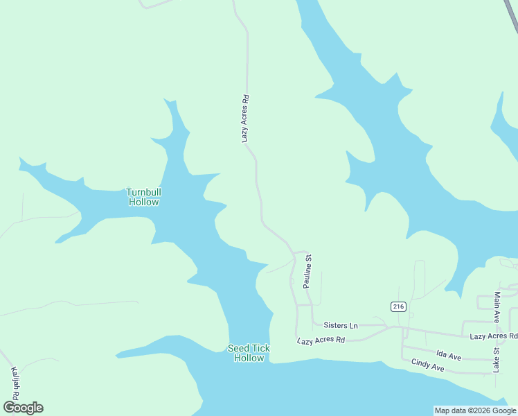 map of restaurants, bars, coffee shops, grocery stores, and more near 3060 Lazy Acres Road in Yellville