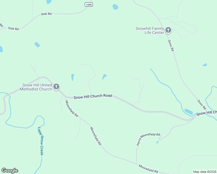 map of restaurants, bars, coffee shops, grocery stores, and more near 2261 Snow Hill Church Road in Danbury