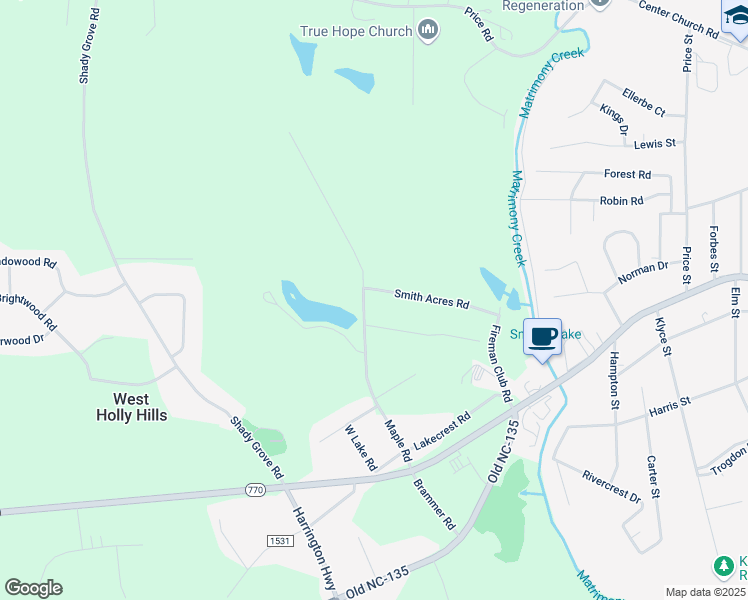 map of restaurants, bars, coffee shops, grocery stores, and more near 109 Windy Road in Eden