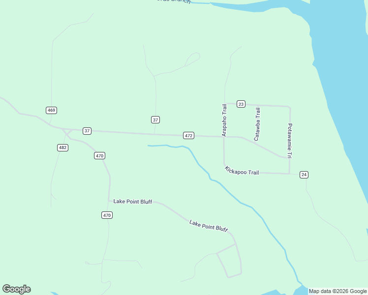 map of restaurants, bars, coffee shops, grocery stores, and more near 118 Co Road 472 in Clarkridge