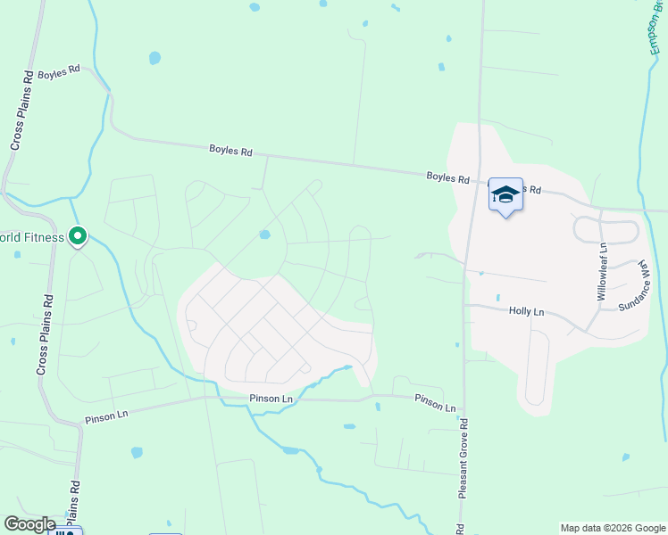 map of restaurants, bars, coffee shops, grocery stores, and more near 2322 Tate Farm Lane in White House