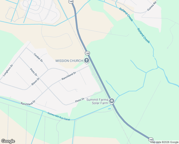 map of restaurants, bars, coffee shops, grocery stores, and more near 105 Cowboy Trail in Currituck