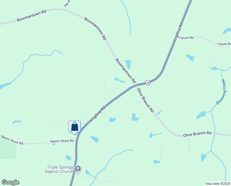 map of restaurants, bars, coffee shops, grocery stores, and more near 30 Wins Be Drive in Roxboro