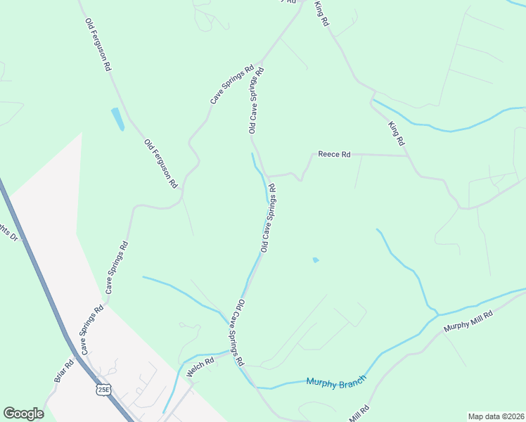 map of restaurants, bars, coffee shops, grocery stores, and more near 875 Old Cave Springs Road in Tazewell