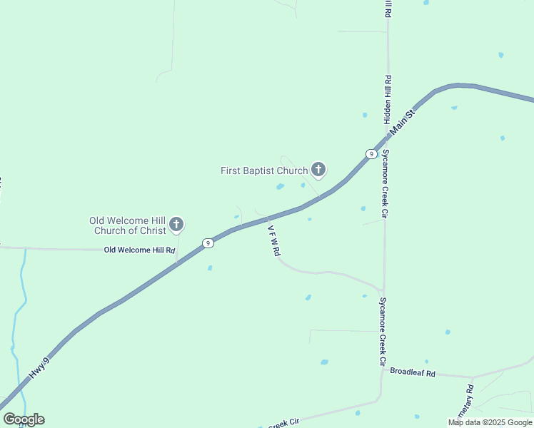 map of restaurants, bars, coffee shops, grocery stores, and more near 27 Whitestone Lane in Mammoth Spring