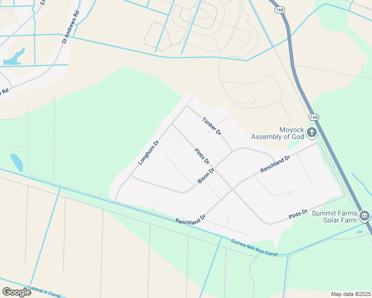 map of restaurants, bars, coffee shops, grocery stores, and more near 169 Pinto Drive in Moyock