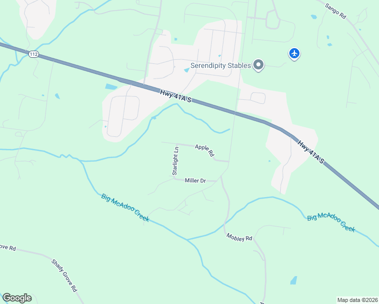 map of restaurants, bars, coffee shops, grocery stores, and more near 4027 Apple Road in Clarksville