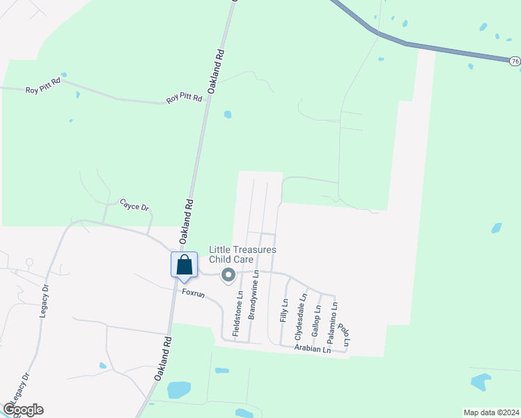 map of restaurants, bars, coffee shops, grocery stores, and more near 325 Brandywine Lane in Springfield