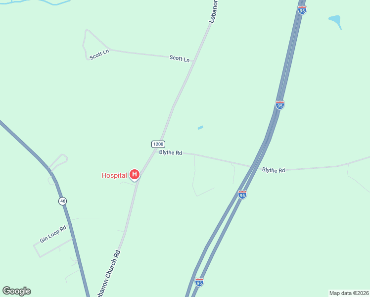 map of restaurants, bars, coffee shops, grocery stores, and more near 173 Blythe Road in Garysburg