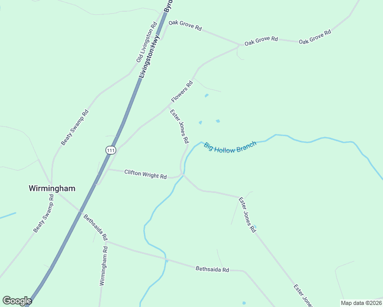 map of restaurants, bars, coffee shops, grocery stores, and more near 3035 Ester Jones Road in Monroe