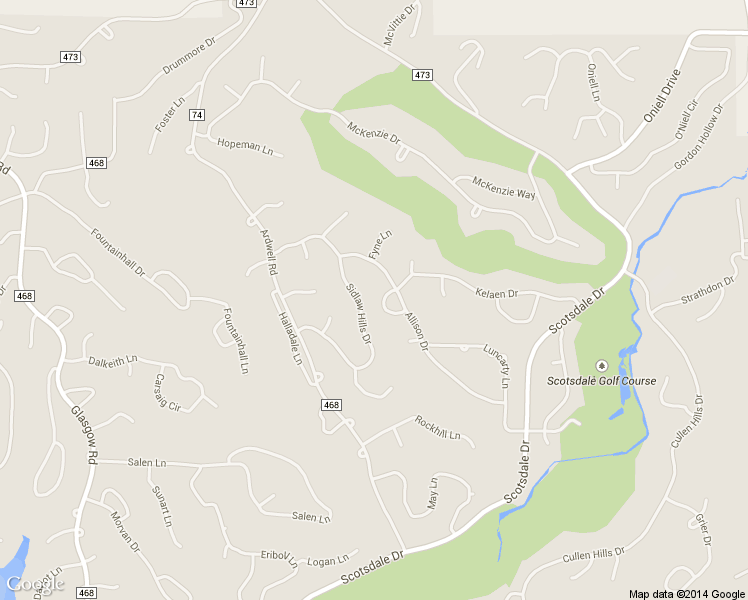 map of restaurants, bars, coffee shops, grocery stores, and more near 5 Allison Drive in Bella Vista