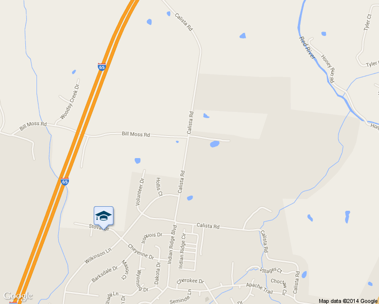 map of restaurants, bars, coffee shops, grocery stores, and more near 810 Calista Rd in White House