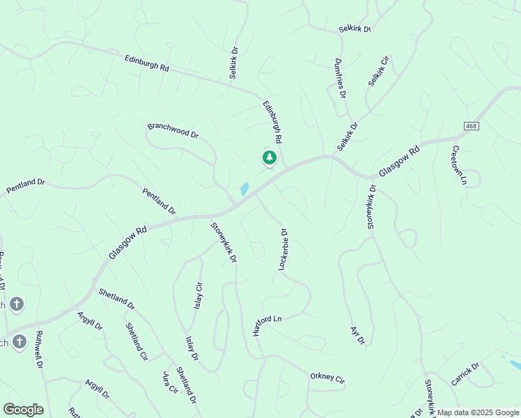 map of restaurants, bars, coffee shops, grocery stores, and more near 4 Lockerbie Drive in Bella Vista