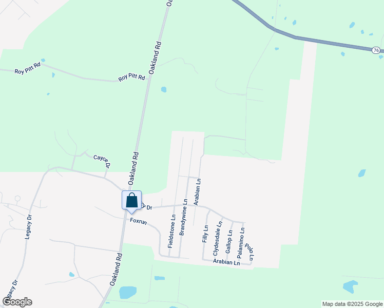 map of restaurants, bars, coffee shops, grocery stores, and more near 332 Brandywine Lane in Springfield