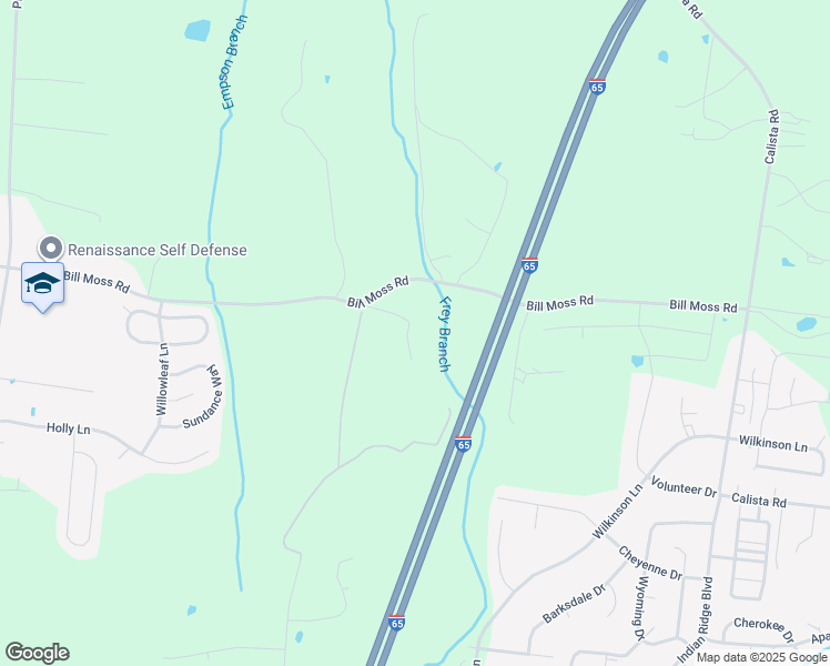 map of restaurants, bars, coffee shops, grocery stores, and more near 7949 Bill Moss Rd in White House