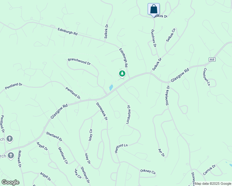 map of restaurants, bars, coffee shops, grocery stores, and more near 4 Lockerbie Drive in Bella Vista