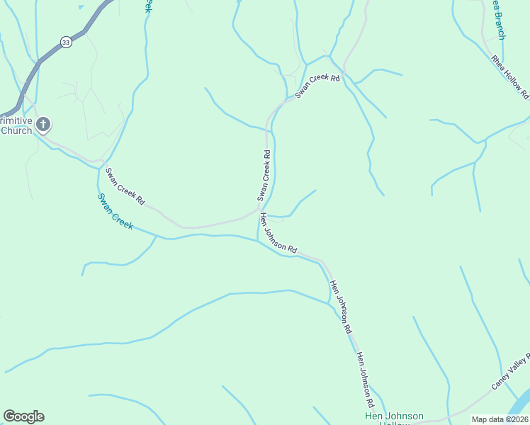 map of restaurants, bars, coffee shops, grocery stores, and more near 127 Hen Johnson Road in Sneedville