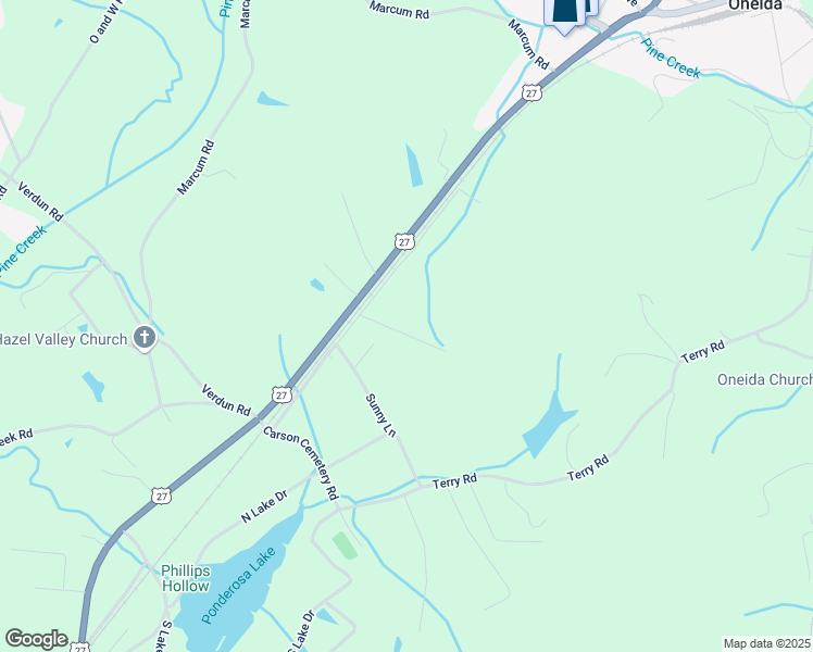 map of restaurants, bars, coffee shops, grocery stores, and more near 145 Pullman Lane in Oneida