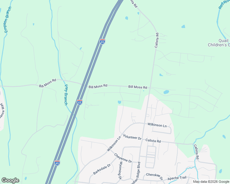 map of restaurants, bars, coffee shops, grocery stores, and more near 715 Volunteer Drive in White House